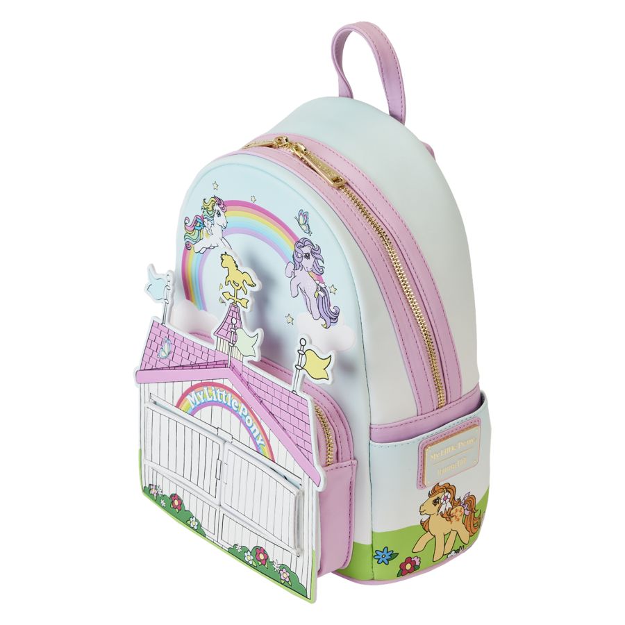 My Little Pony 40th Anniversary Stable Loungefly Mini Backpack