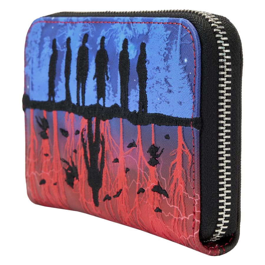 Stranger Things Upside Down Shadows Loungefly Zip Wallet