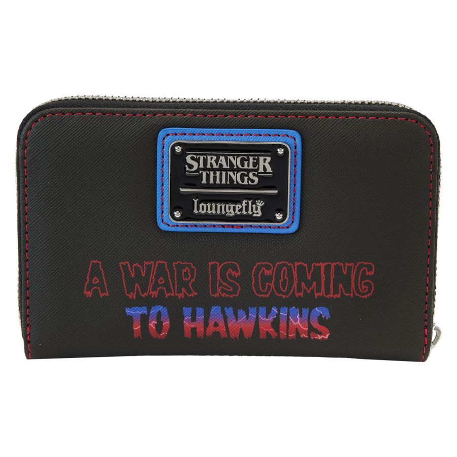 Stranger Things UpsideDown Shadows Zip Wallet - Loungefly