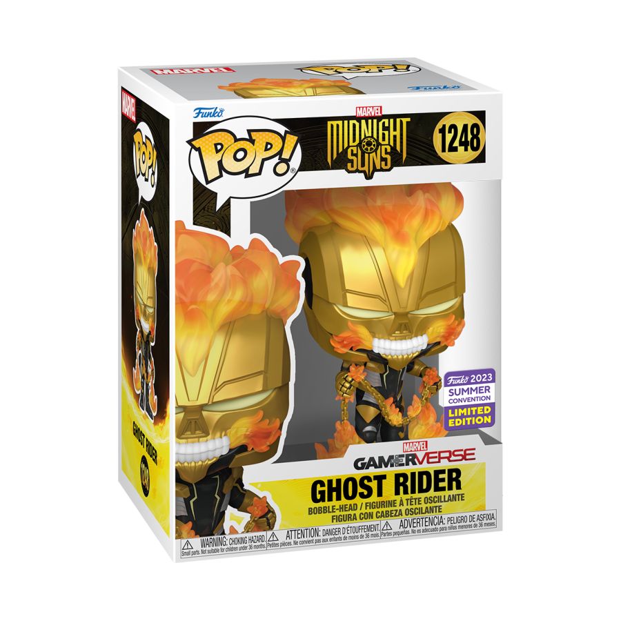 Marvel Comics - Midnight Suns Ghost Rider SDCC 2023 Summer Convention Exclusive Funko Pop! Vinyl