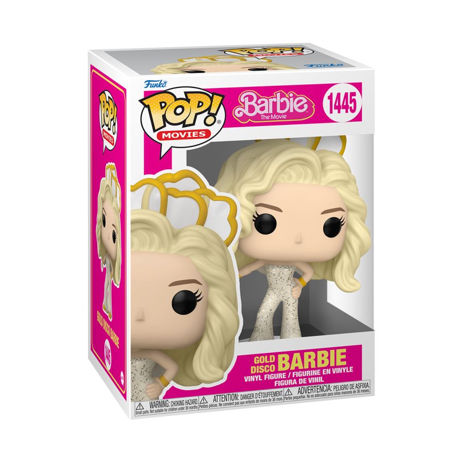 Barbie: The Movie (2023) - Gold Disco Barbie Funko Pop Vinyl Figure