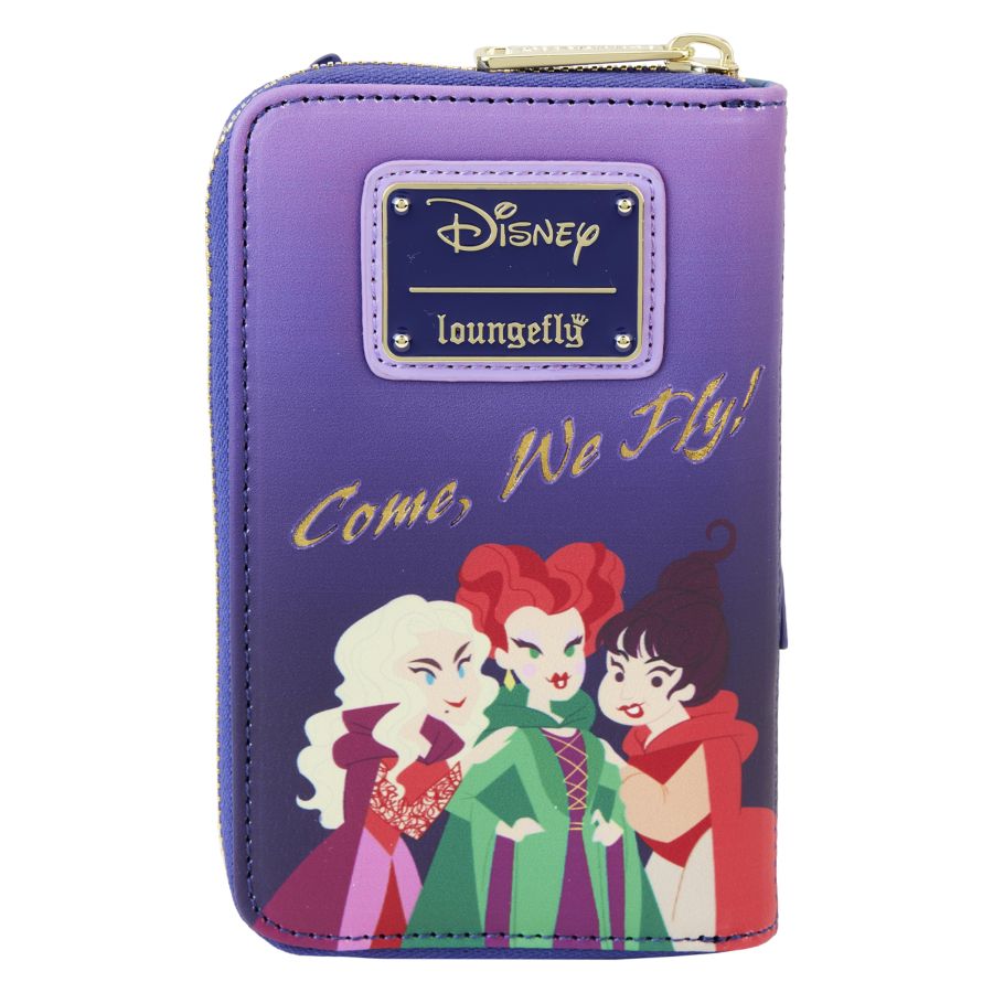 Hocus Pocus Sanderson Sisters House Loungefly Zip Wallet