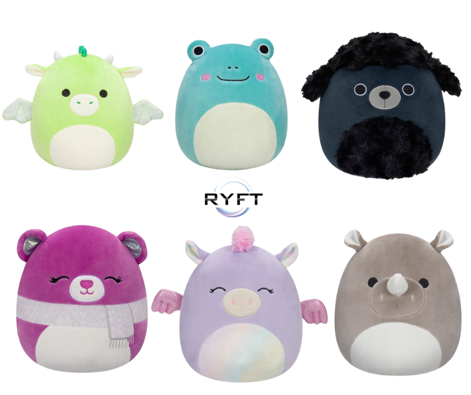 Irving The Rhino 7.5 inch Squishmallows Wave 16 Assortment C