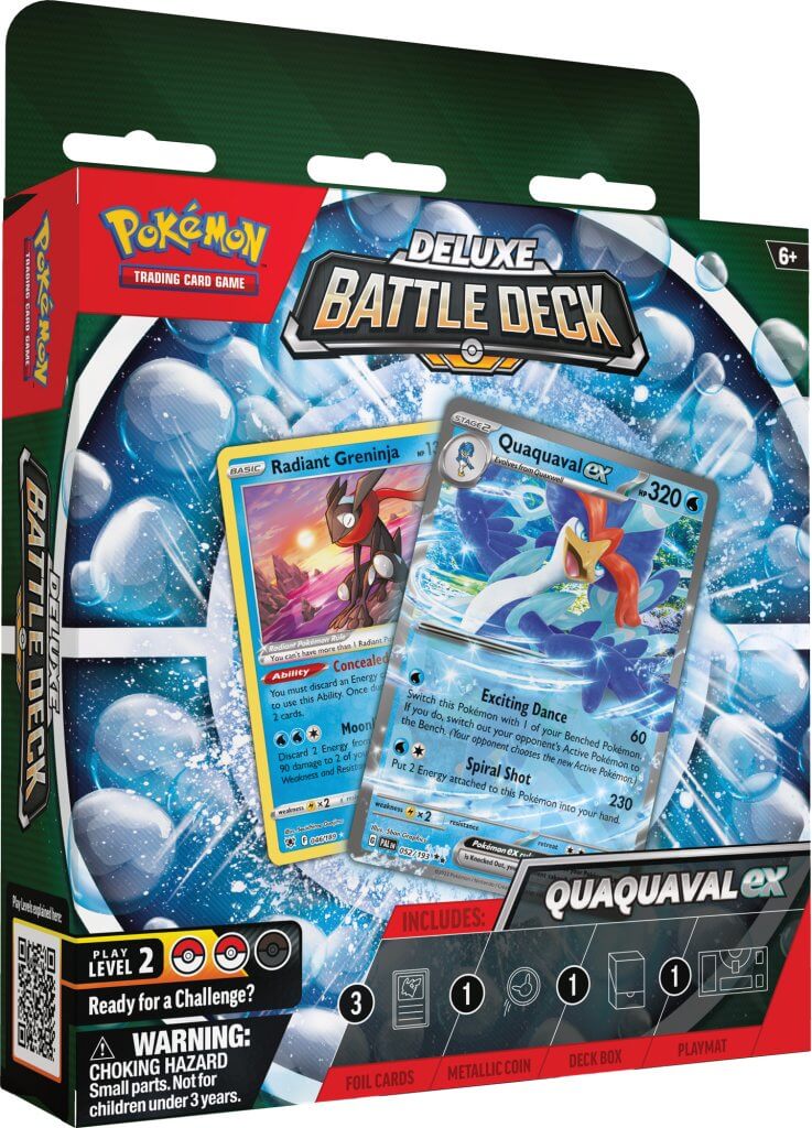 Pokémon Trading Card Game TCG Battle Deck Deluxe Meowscarade/ Quaquaval Ex