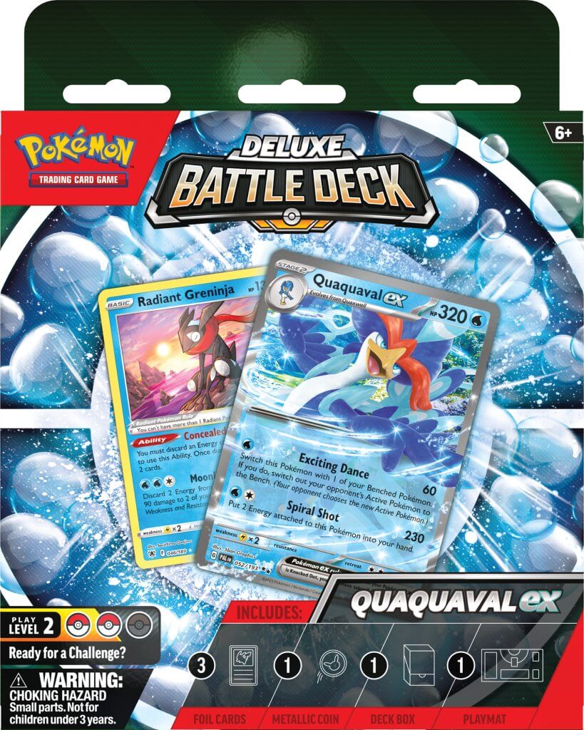 Pokémon Trading Card Game TCG Battle Deck Deluxe Meowscarade/ Quaquaval Ex