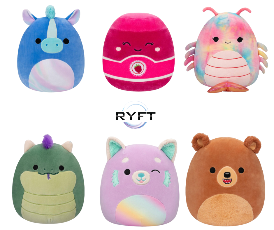 Roz The Raspberry Jam 12 inch Squishmallows Wave 16 Assortment B