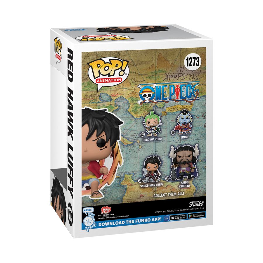 One Piece - Red Hawk Luffy US Exclusive (with chase) Pop! Vinyl RS