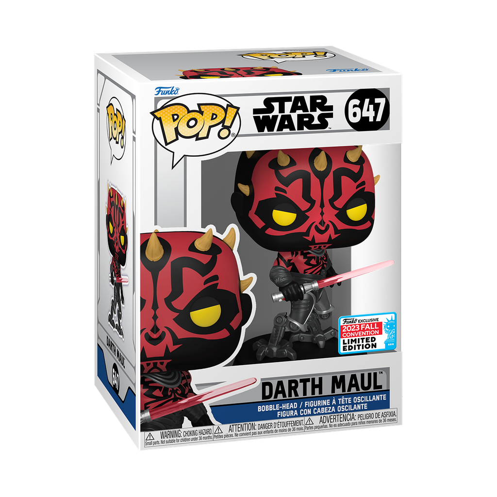 Star Wars - Cybemetic Darth Maul Fall Convention 2023 NYCC Funko Pop! Vinyl