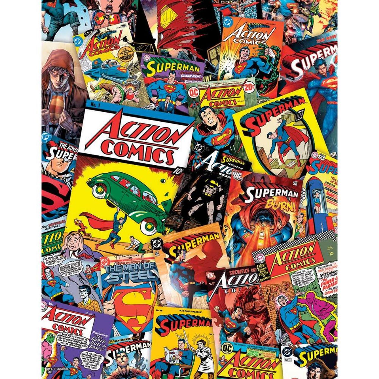 DC Comics Superman Retro Collage 1000pc Puzzle
