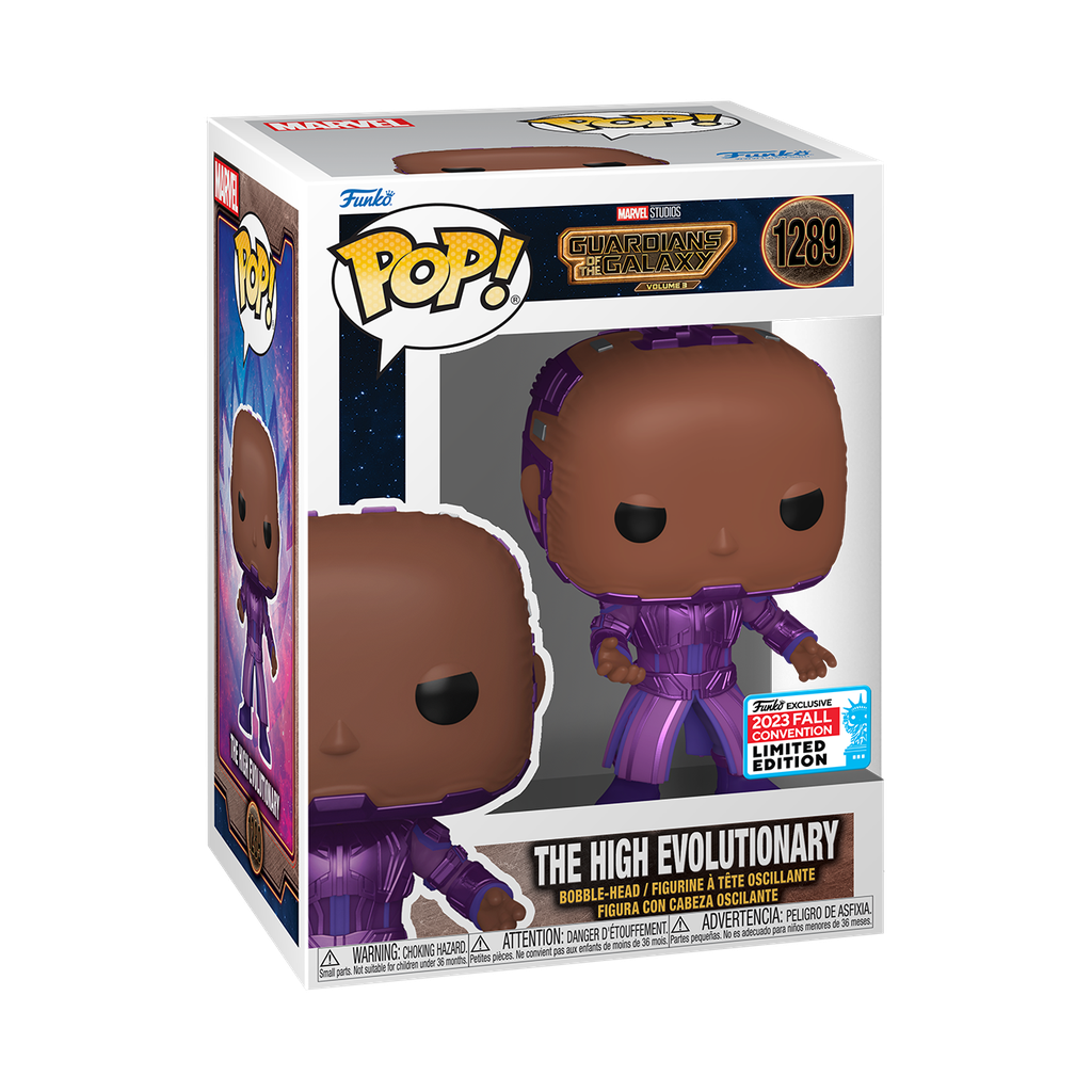 Guardians of the Galaxy 3 - High Evolutionary Metallic NYCC 2023 Fall Convention Funko Pop Vinyl