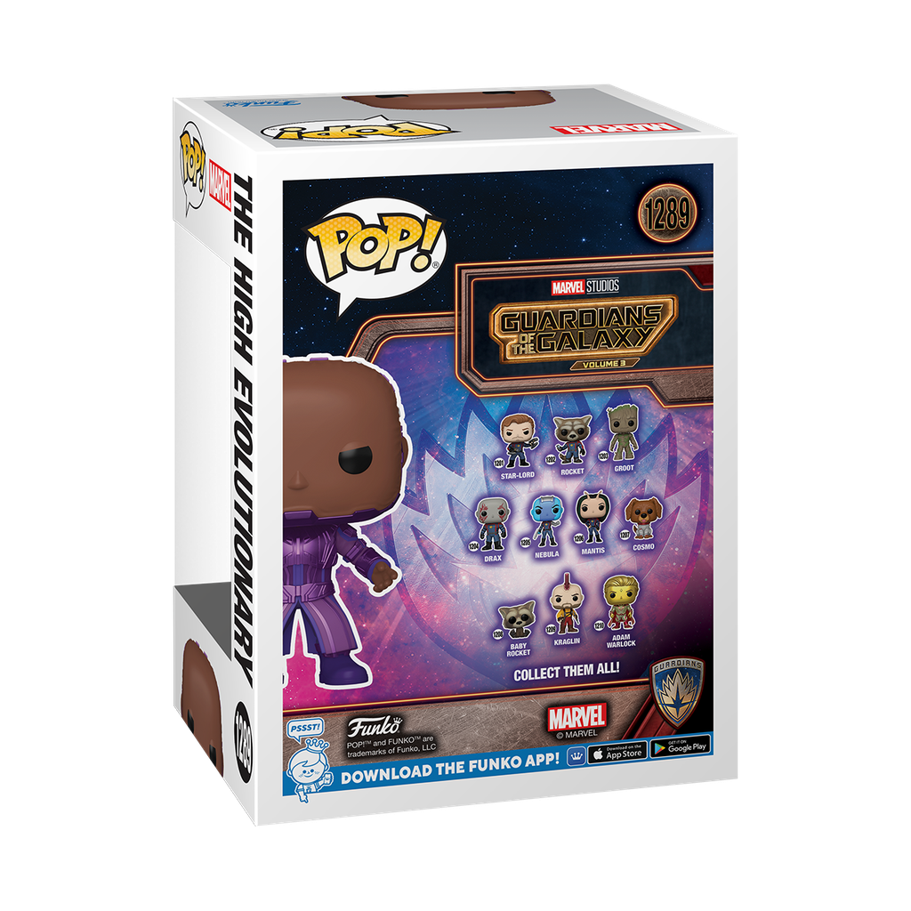 Guardians of the Galaxy 3 - High Evolutionary Metallic NYCC 2023 Fall Convention Funko Pop Vinyl