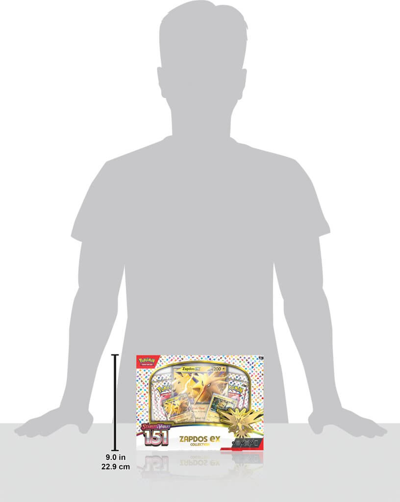 Pokémon Trading Card Game TCG Scarlet & Violet 151 Zapdos Ex Collection