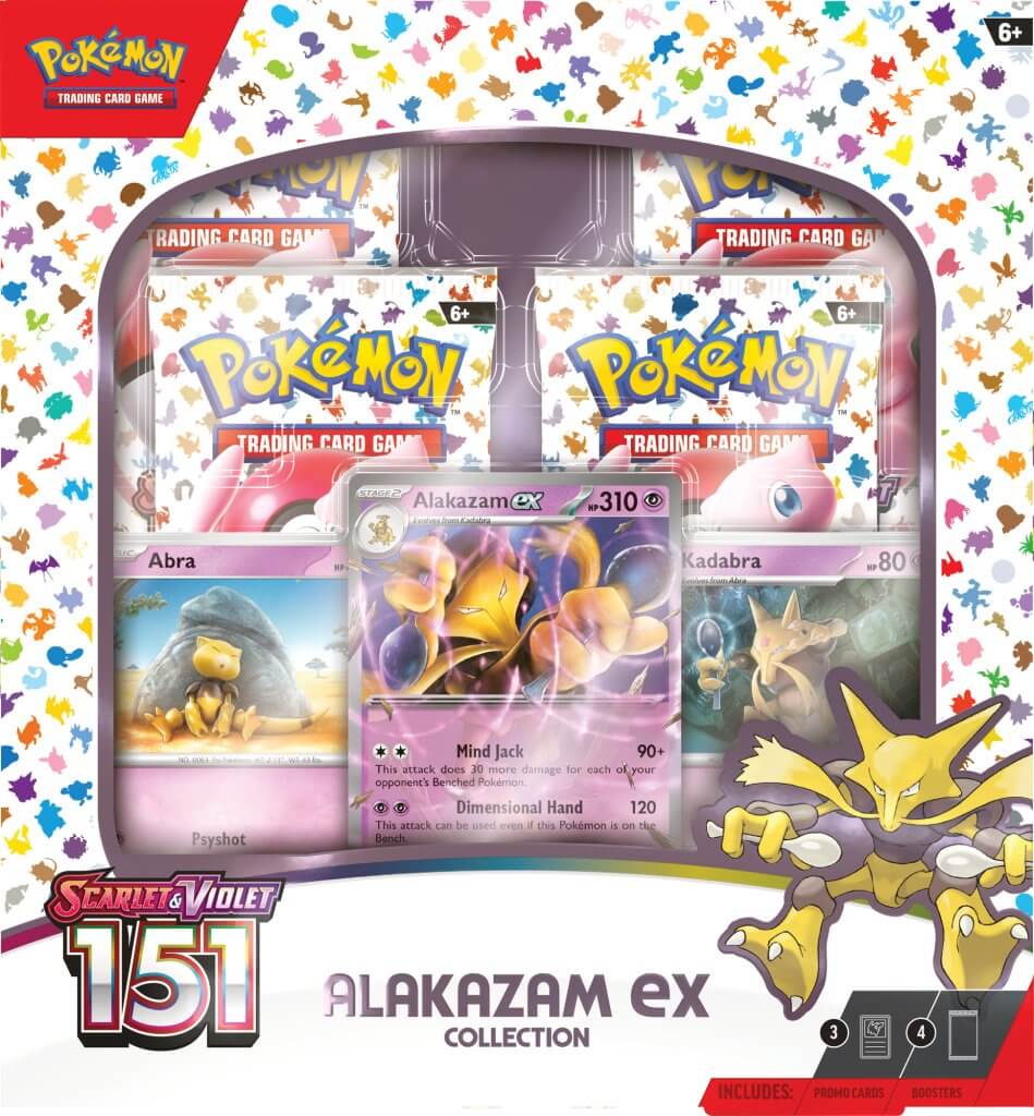 Pokémon Trading Card Game TCG Scarlet & Violet 151 Alakazam Ex Collection