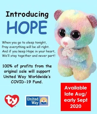 Beanie Boos Regular - Hope the Pastel Bear Charity Image