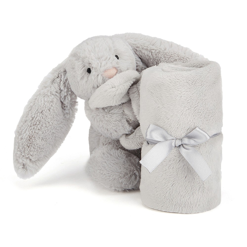 Bashful Silver Jellycat Bunny Soother