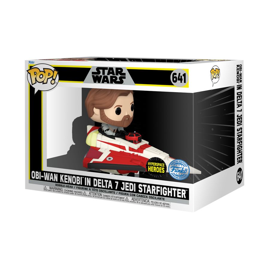 Star Wars - Obi-Wan in Delta 7 Funko Pop! Vinyl Ride Figure #641