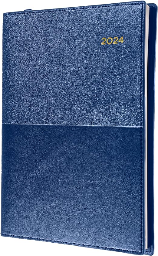 Collins Vanessa A6 Blue 2024 Diary