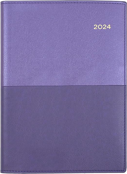 Collins Vanessa A6 Purple WTV 2024 Diary
