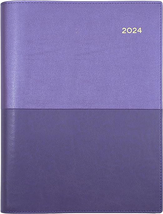 Collins Vanessa A5 Purple WTV 2024 Diary