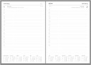 Collins Silhouette A4 Navy WTV 2024 Diary