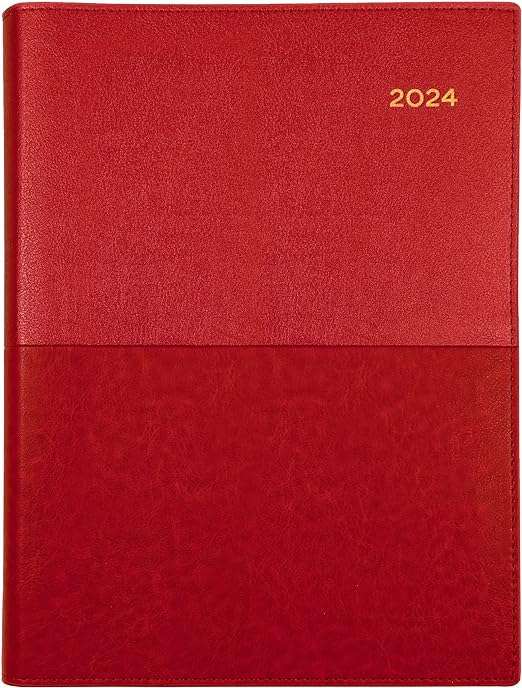 Collins Vanessa A5 Red DTP 2024 Diary