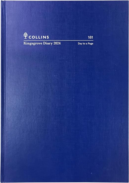 Collins Kingsgrove A5 Blue DTP 2024 Diary