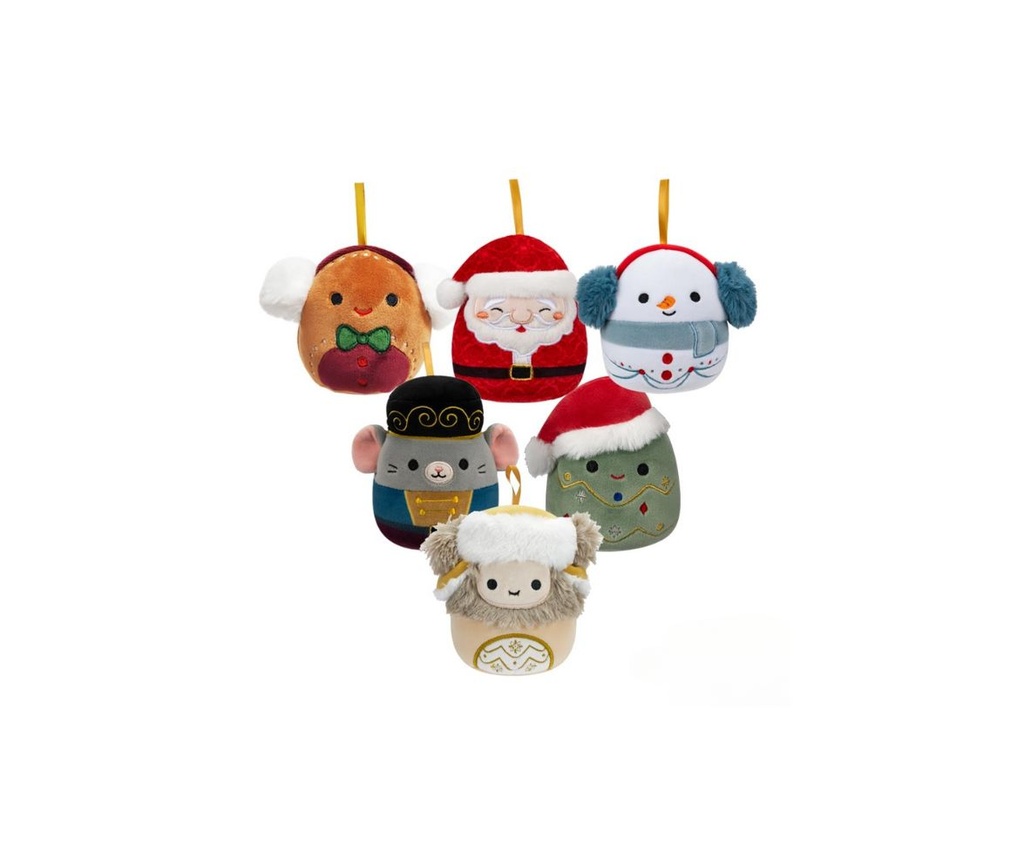 Cash the Gingerbread Man 4" Squishmallows Christmas Ornament