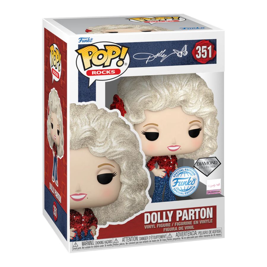 Dolly Parton - 1977 Tour Glittter Funko Pop! Vinyl Figure