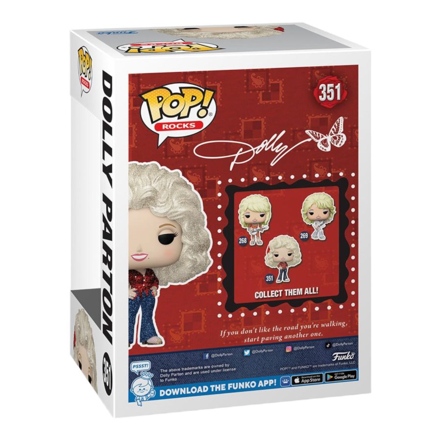 Dolly Parton - 1977 Tour Glittter Funko Pop! Vinyl Figure