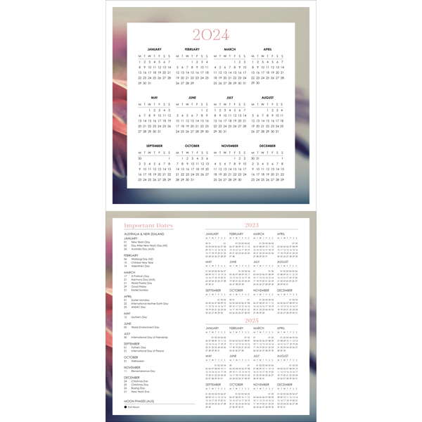 Affirmations Pink 2024 Calendar