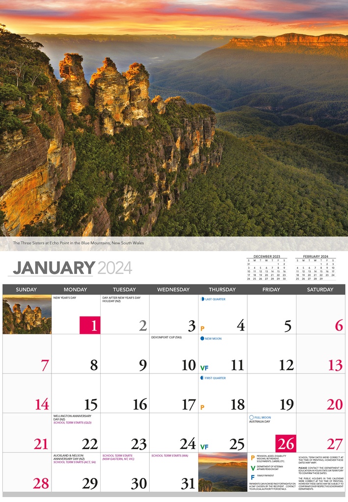 Australian Scenic Beauty Calendar - Bartel