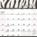 Magnetic Animal Print 2024 Calendar