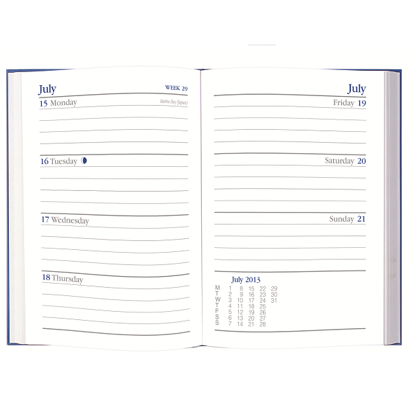 Collins - Kingsgrove A6 2024 WTV Diary (Blue)