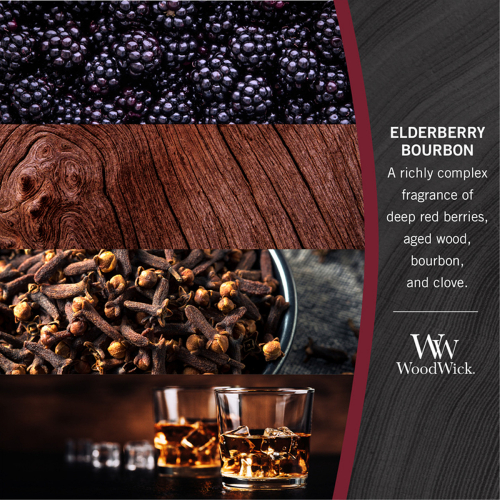 Elderberry Bourbon WoodWick - Large