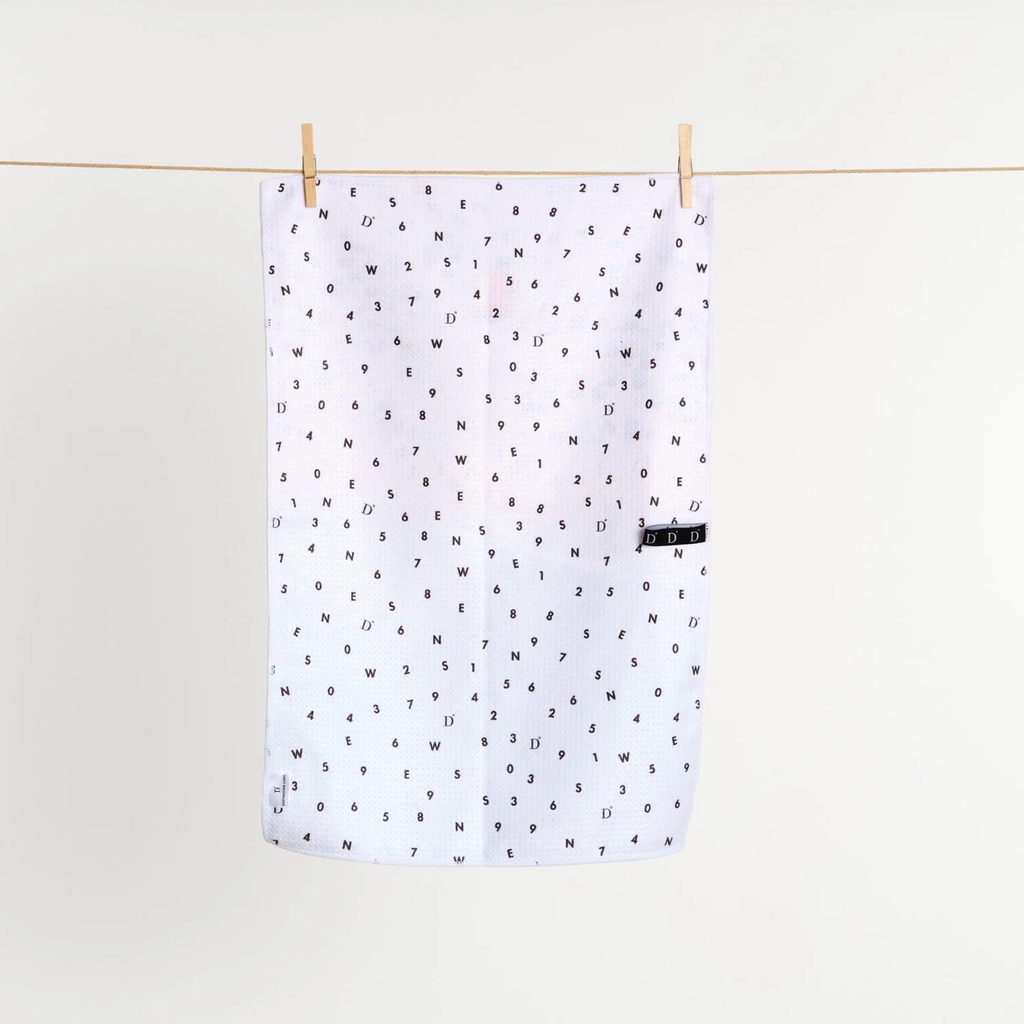 Turtle Tones Tea Towel - Destination Label