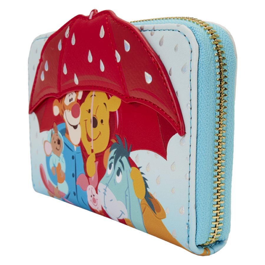 Winnie the Pooh & Friends Rainy Day Loungefly Zip Wallet