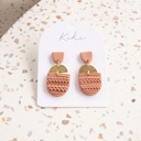 KiKi Amber Braid Earrings - Splosh