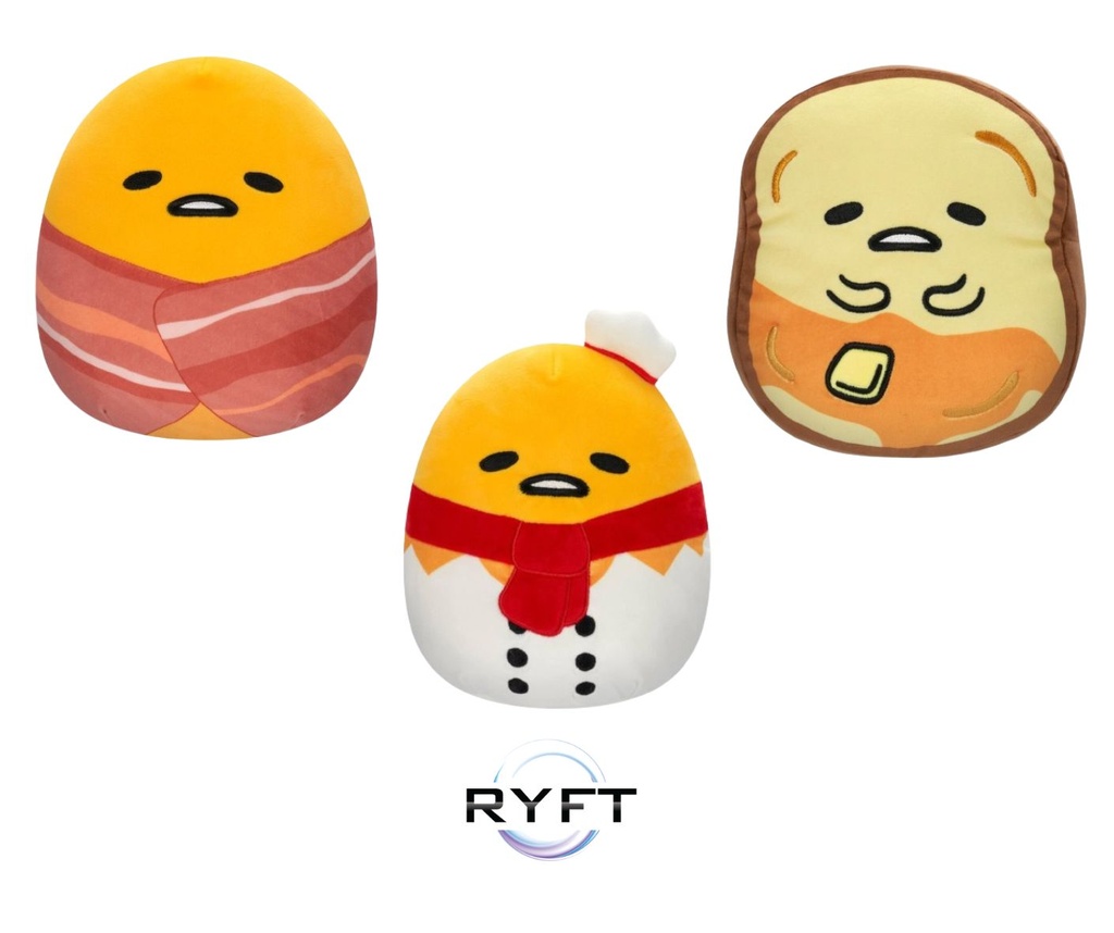 Gudetama Squishmallows 8" Gudetama Chef