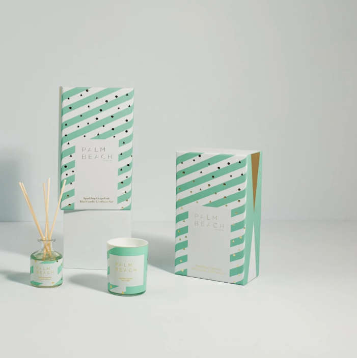 Mini Candle and Diffuser Gift Pack - Sparkling Grapefruit - Palm Beach Collection (Christmas 2020)