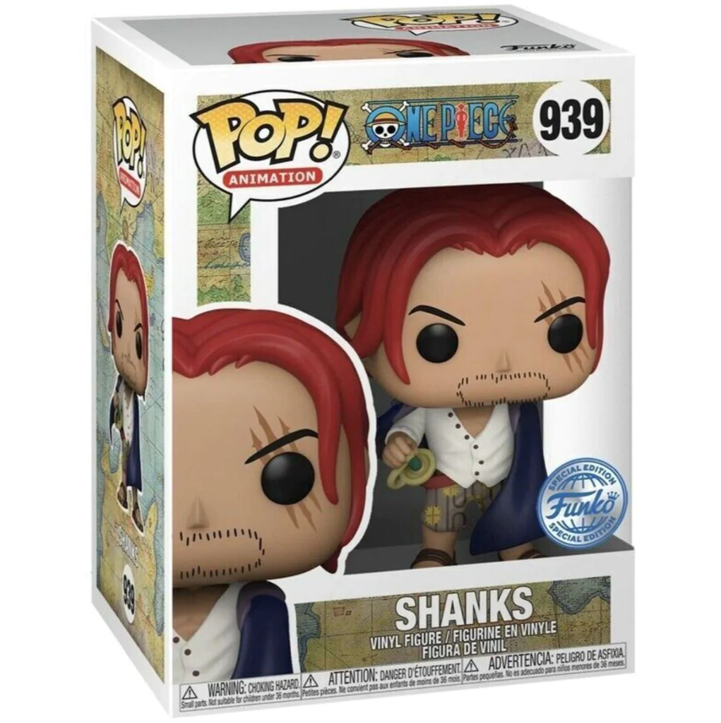 One Piece - Shanks (with chase) US Exclusive Pop! Vinyl #939