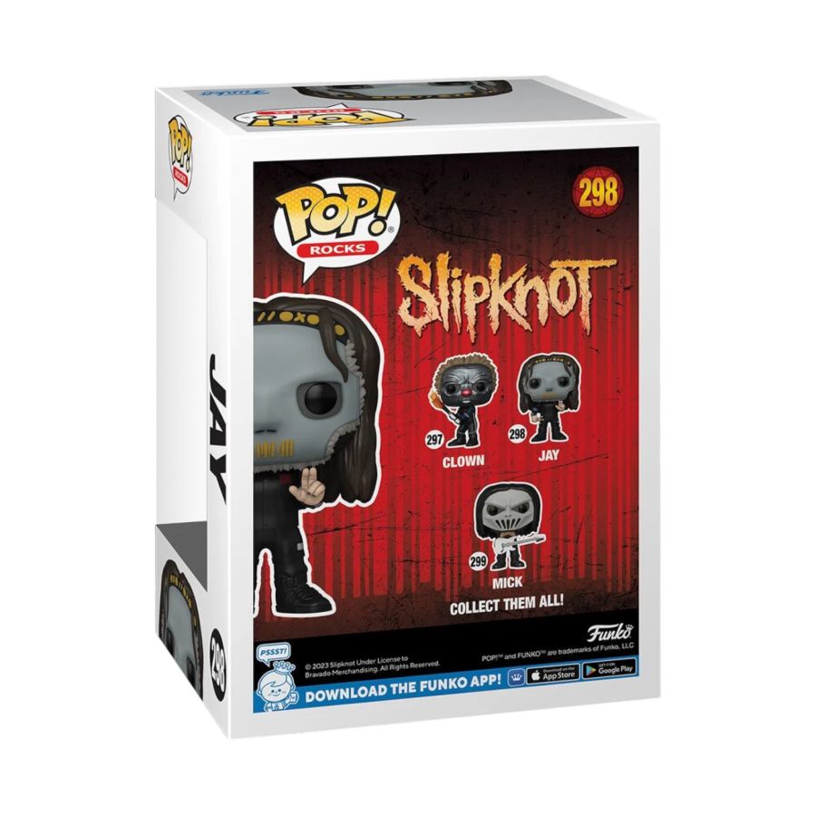 Slipknot - Jay W Funko Pop! Vinyl Figure #298
