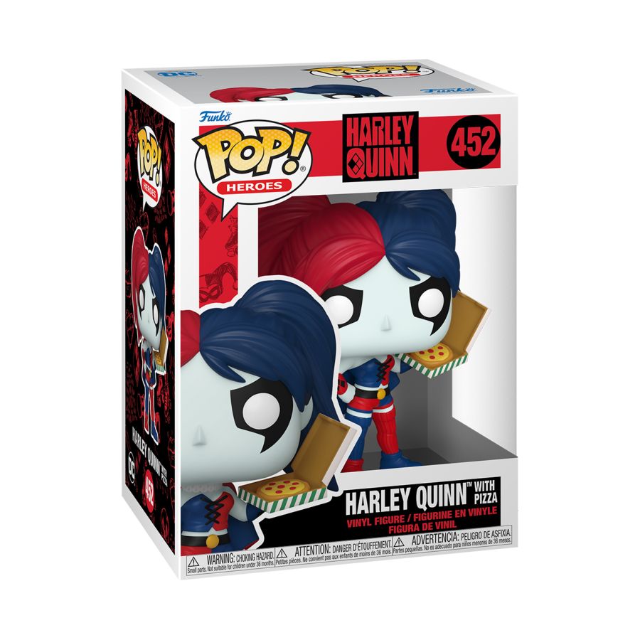 DC - Harley Quinn With Pizza Funko Pop! Vinyl Figure #452
