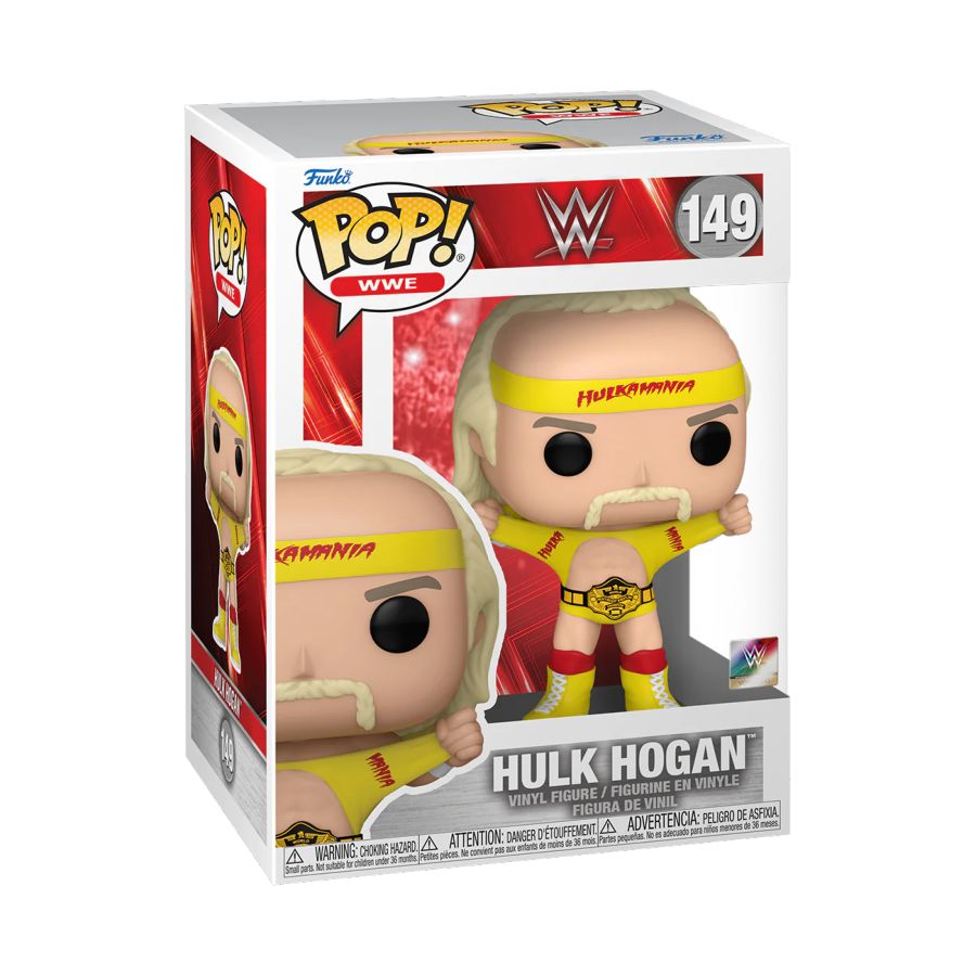 WWE - Hulkmania Hulk Hogan w/ Belt Funko Pop! Vinyl Figure #149