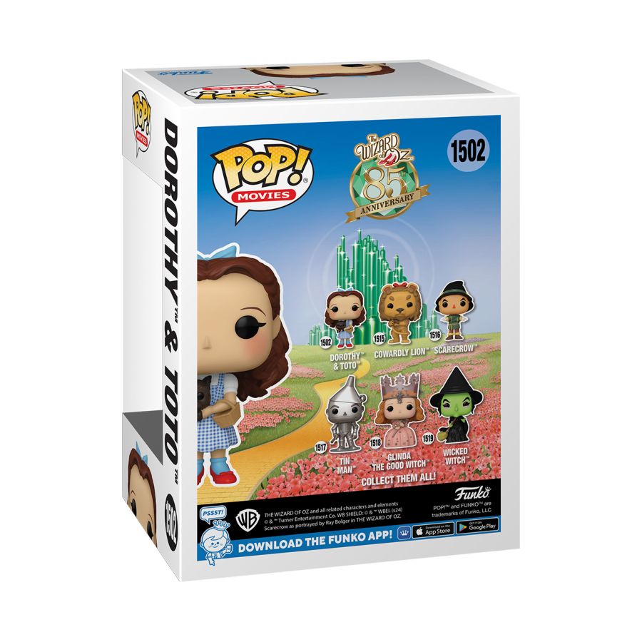The Wizard Of Oz - Dorothy And Toto Funko Pop! Vinyl Figure #1502