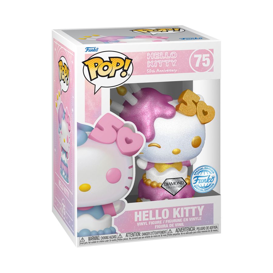 Hello Kitty 50th Anniversary - Hello Kitty Cake US Exclusive DGL Funko Pop! Vinyl Figure #75