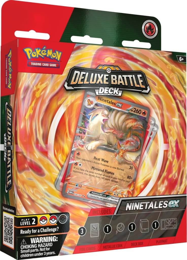 Pokémon Ninetails ex & Zapdos ex Deluxe Battle Deck
