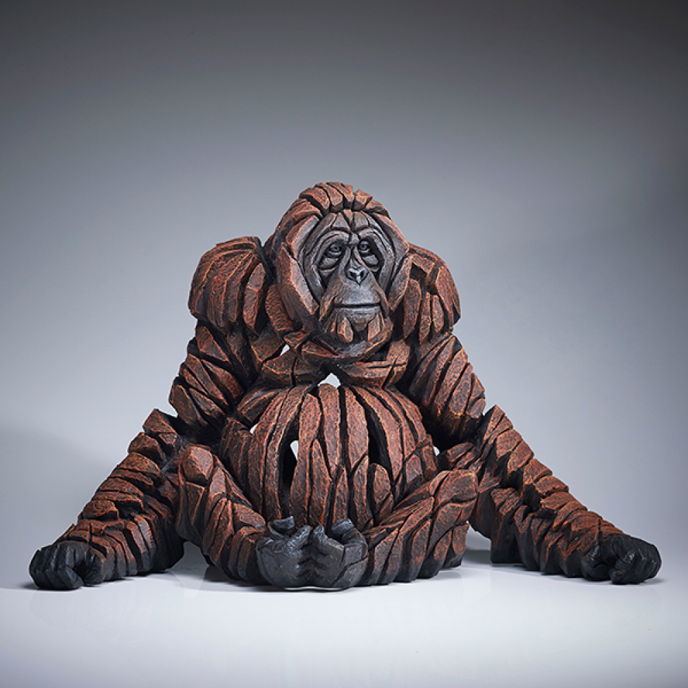Mother Orangutan Figure - Jasnor Edge Sculpture