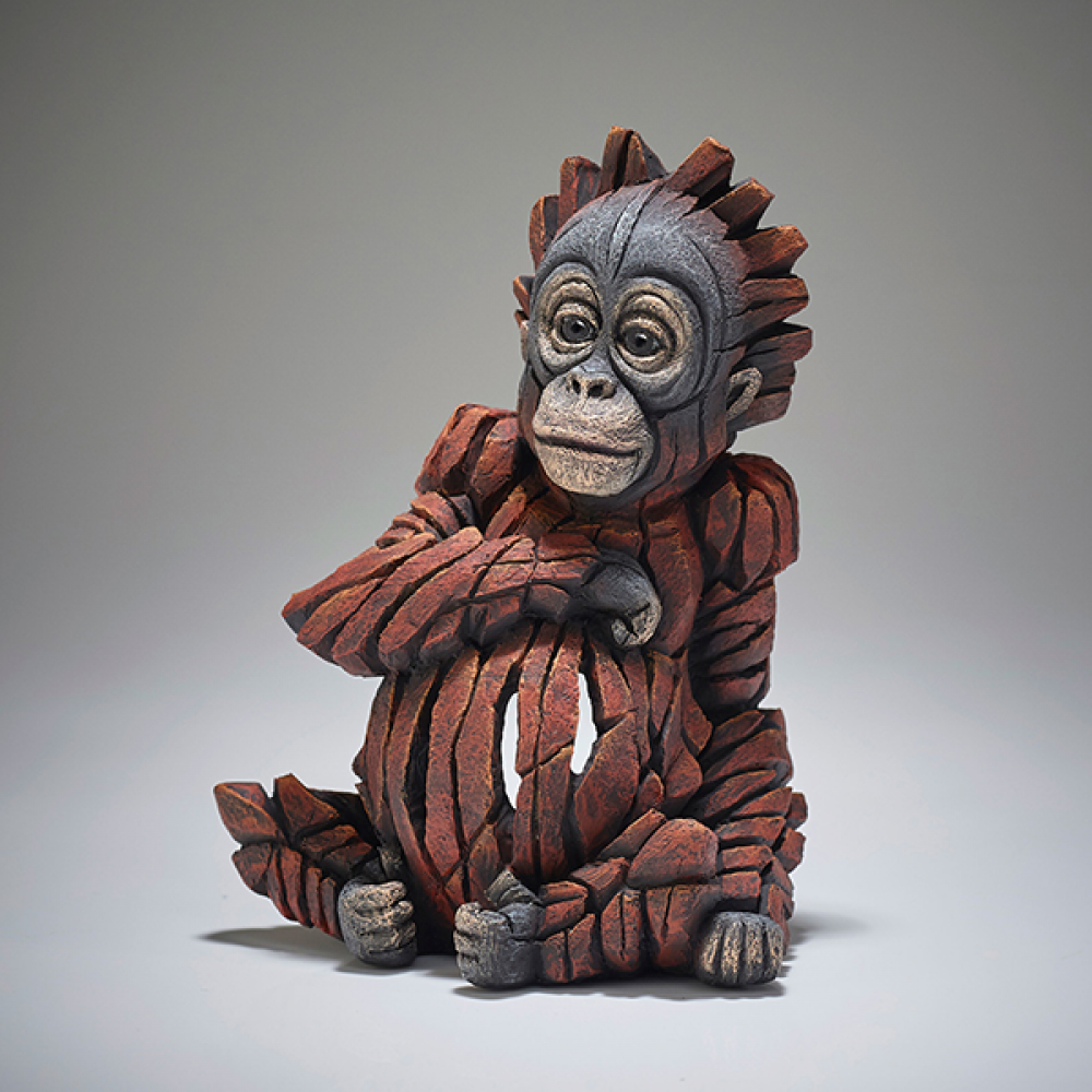 Baby Orangutan Figure - Jasnor Edge Sculpture