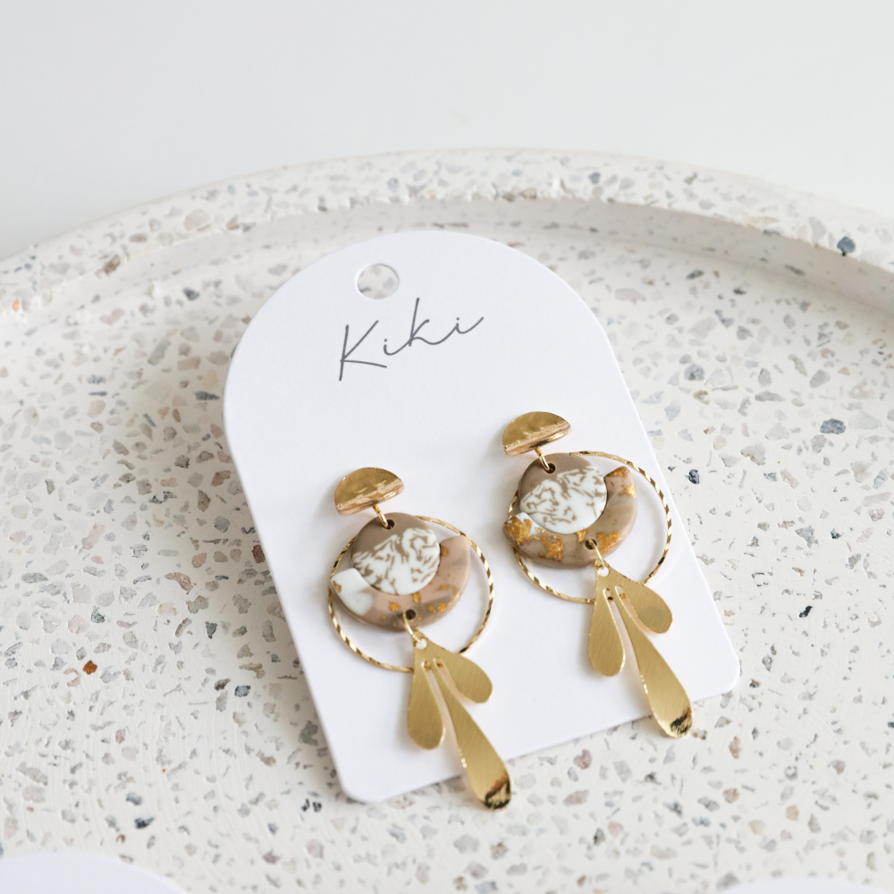 Kiki Gold Teardrop Earrings