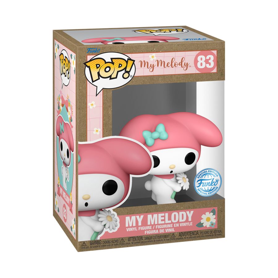 Hello Kitty - My Melody with Flower Pop! Vinyl Figure